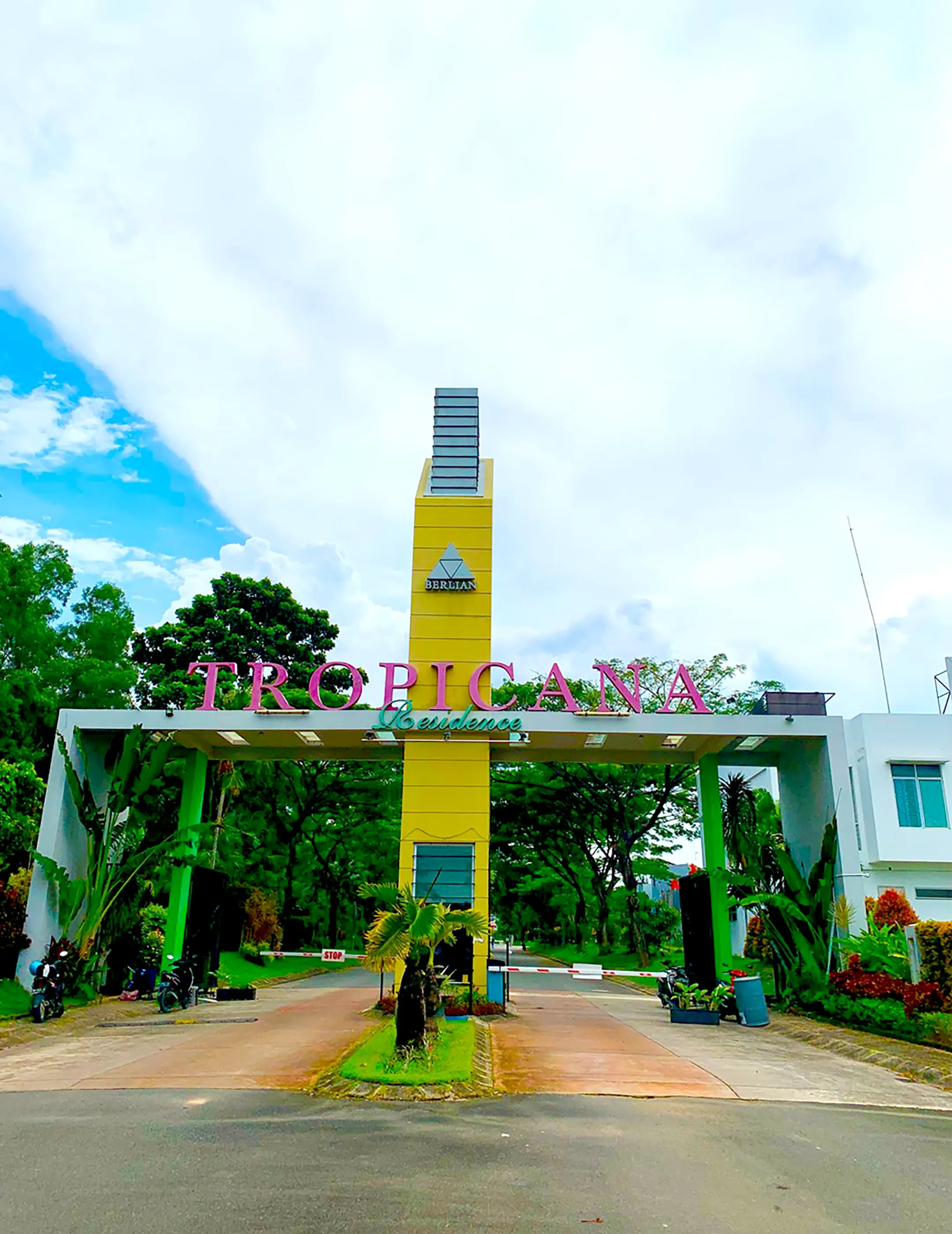 Tropicana Development Group office building with modern tropical architecture